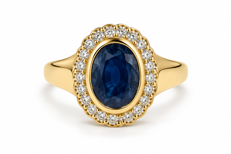 Anillo zafiro