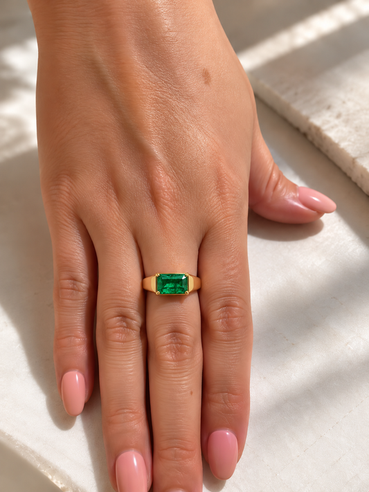 Anillo de esmeralda
