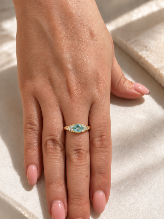 Anillo Turmalina Paraíba