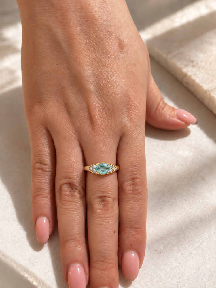 Anillo Turmalina Paraíba