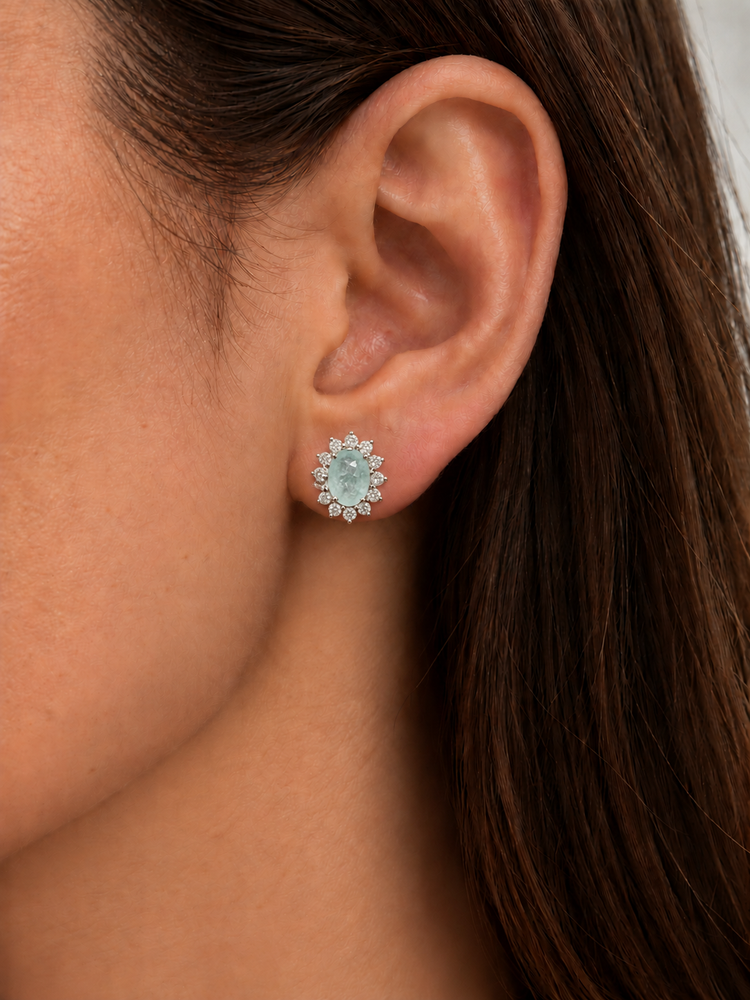 Aretes Turmalina Paraíba