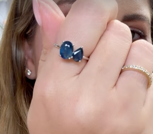 Toi et Moi Sapphire Ring