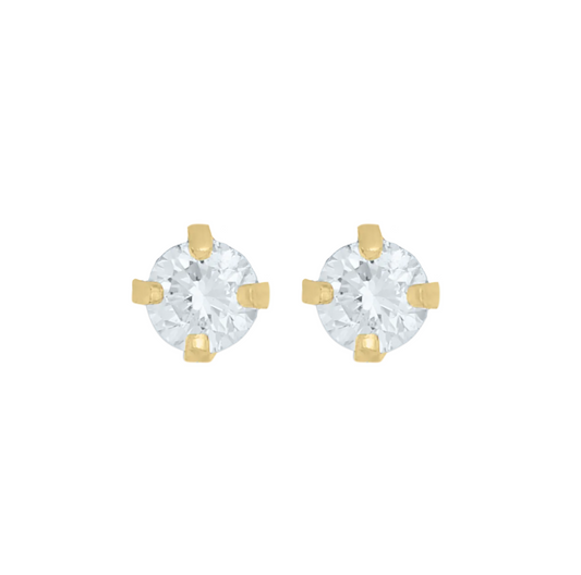 Studs Diamantes .10 Ctw