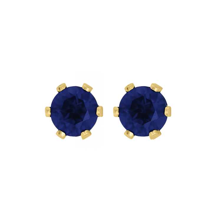 Studs de Zafiro .10 Ctw