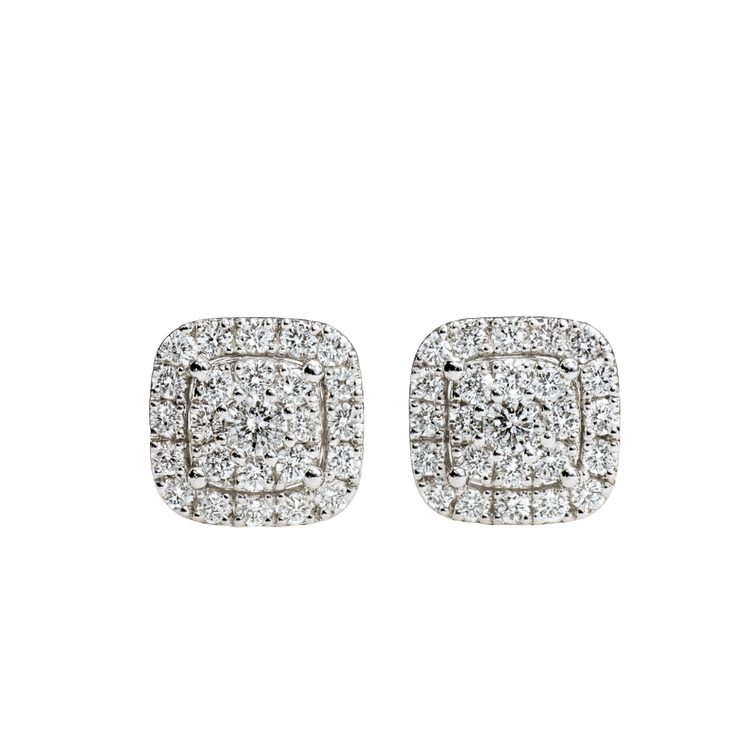 Aretes de diamantes