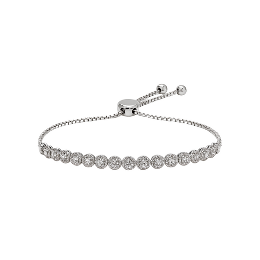 Tennis bracelet ajustable