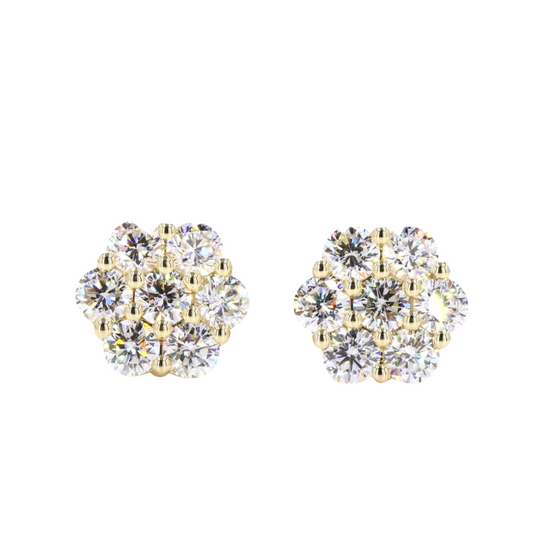Cluster Flower Stud