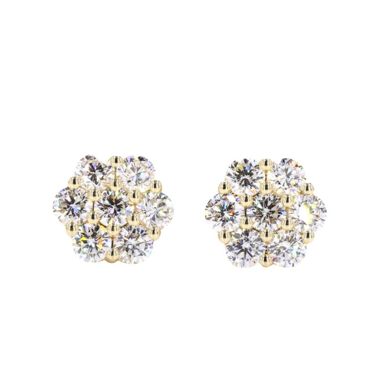 Cluster Flower Stud