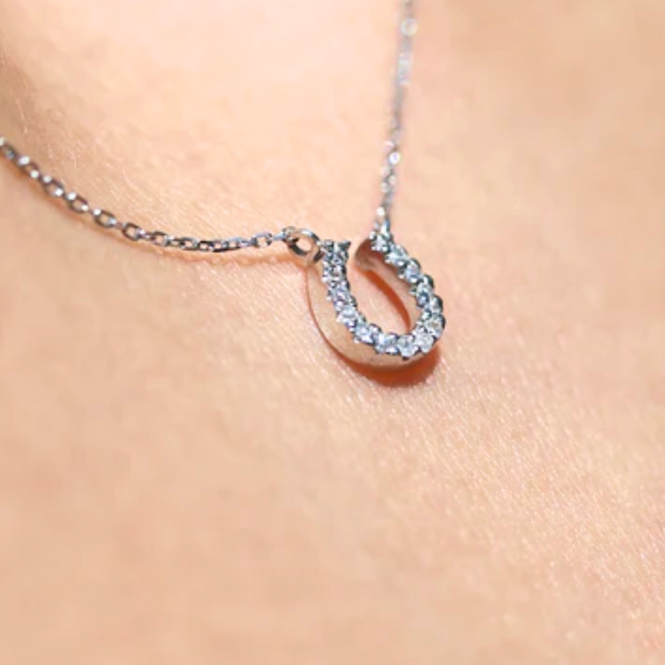 Collar Herradura Diamantes