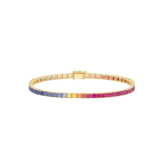 Pulsera Zafiros Rainbow