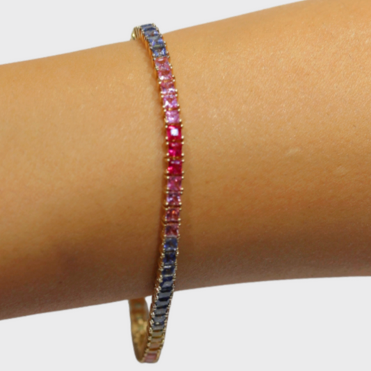 Pulsera Zafiros Rainbow