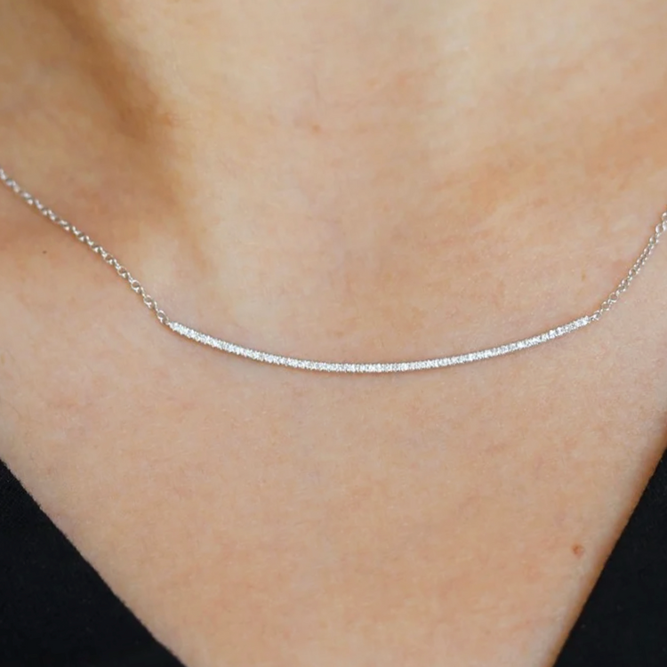 Collar Dije Smile Diamantes