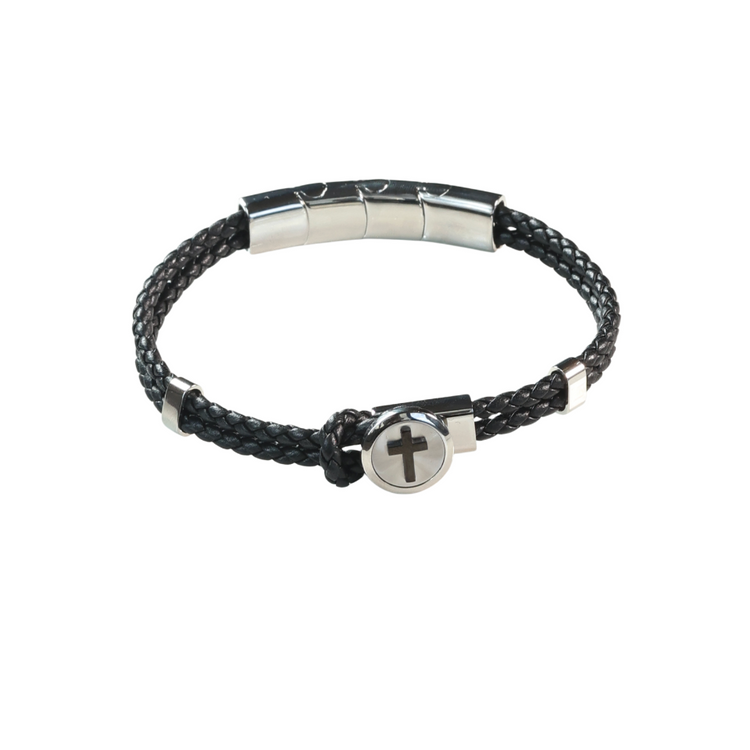 Pulsera Cuero Negro