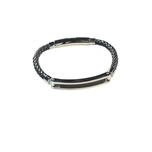 Pulsera Cuero Placa