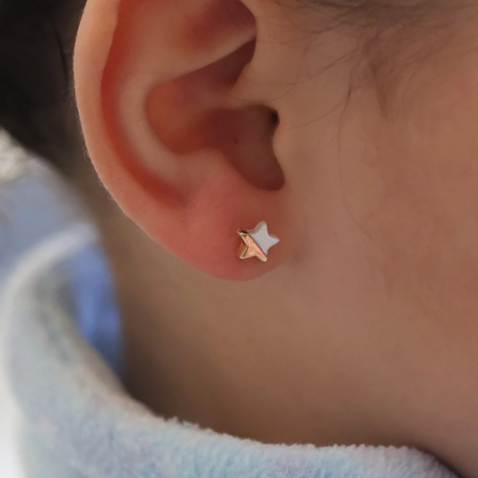 Studs Estrella Perla