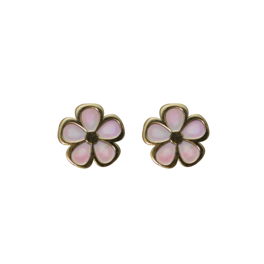 Studs Flor Rosa