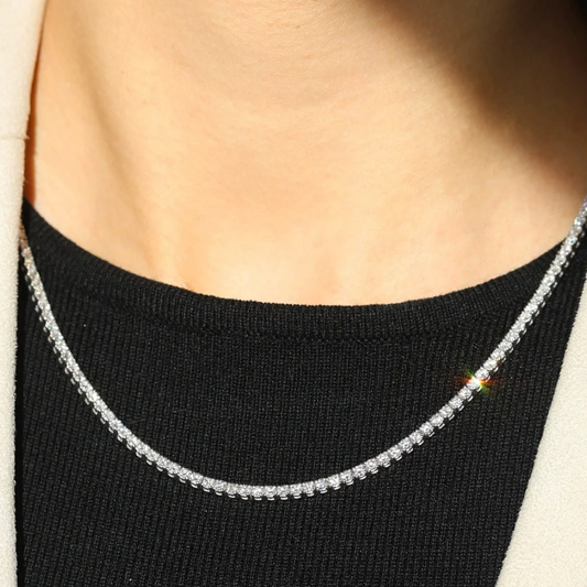 Tennis Necklace 10 Ctw