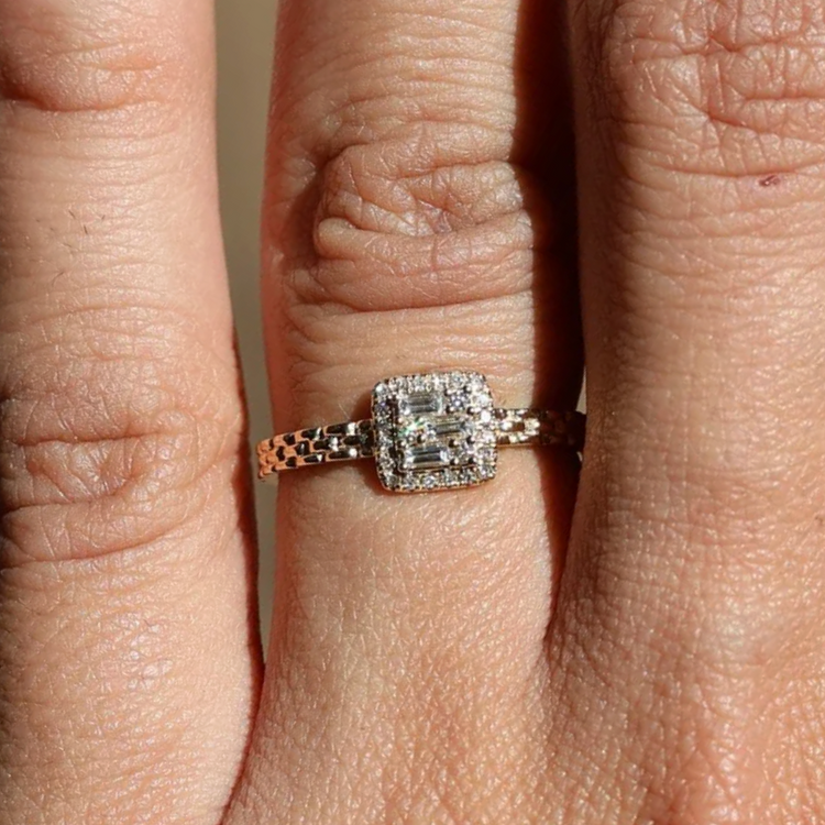 Anillo de Diamantes Diamantes