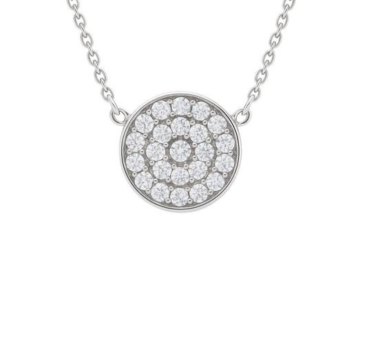 Collar Diamantes Circulo
