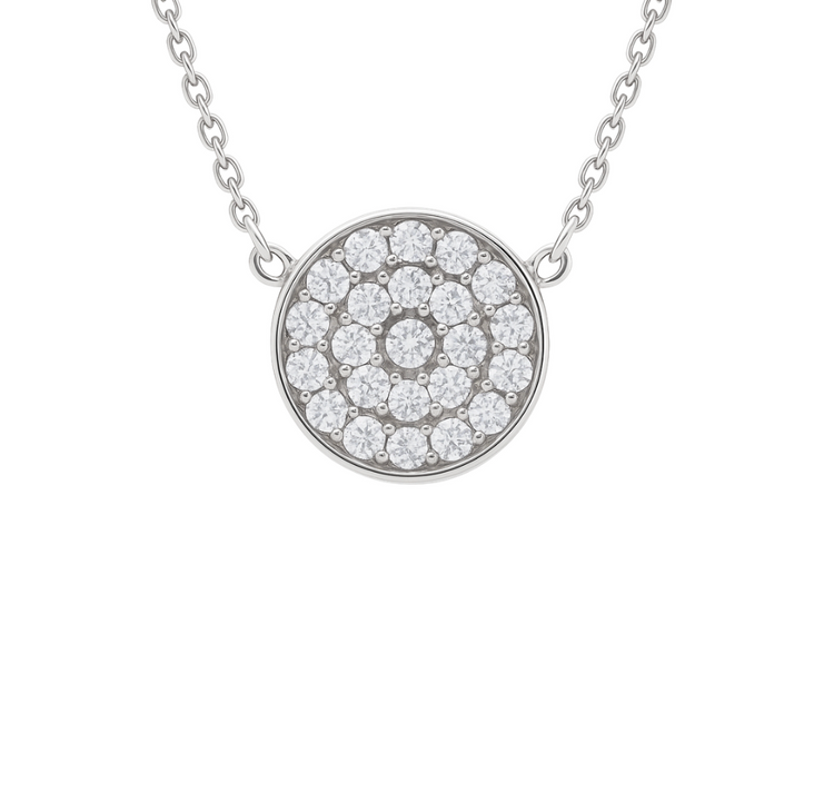 Collar Diamantes Circulo