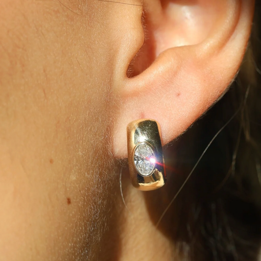 Hoops Diamantes Oval