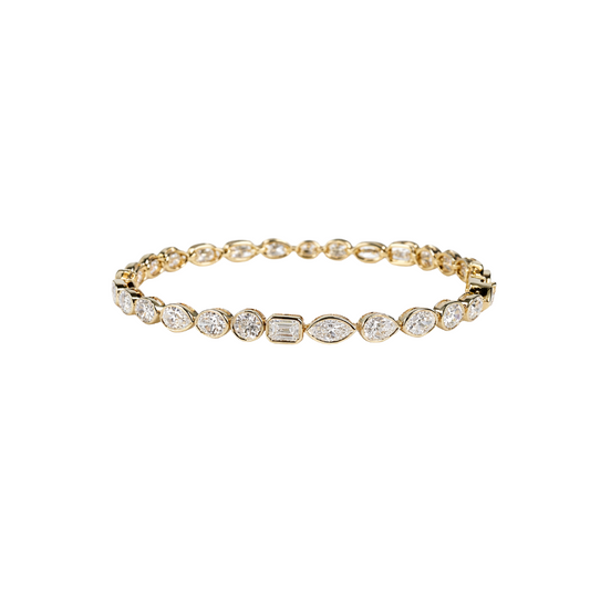 Tennis Bracelet Multishape 8.68 Ctw