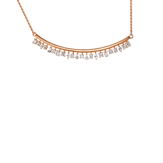 Collar Dije Diamantes Multishape