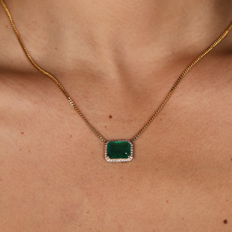 Dije de Esmeraldas y Diamantes