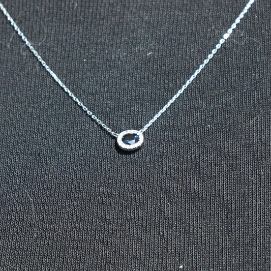 Collar Zafiros Diamantes