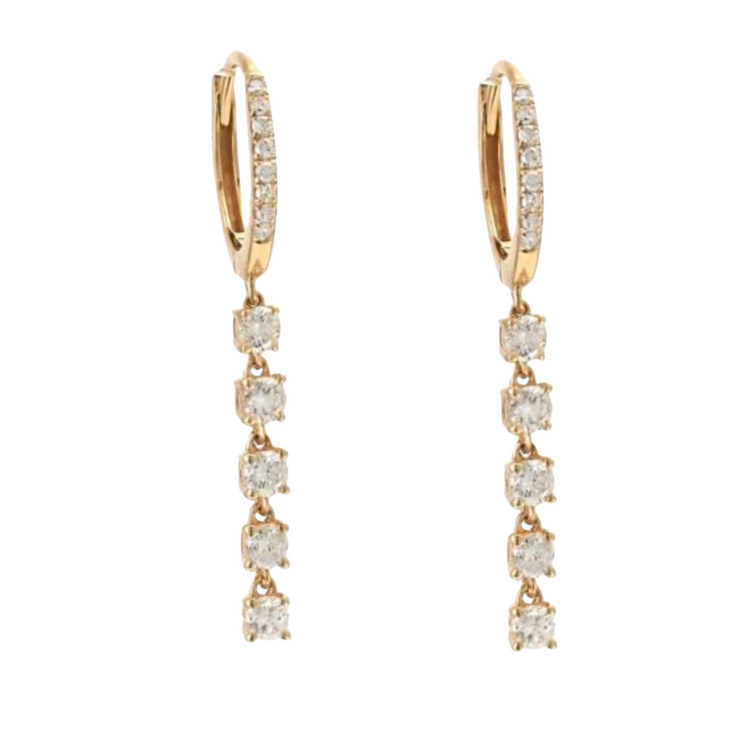 Aretes Diamantes Largos