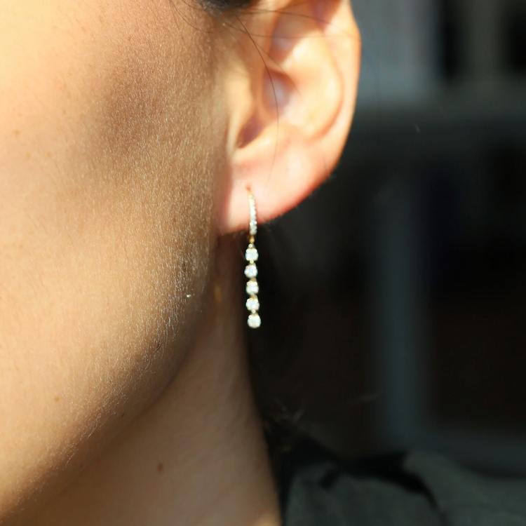 Aretes Diamantes Largos