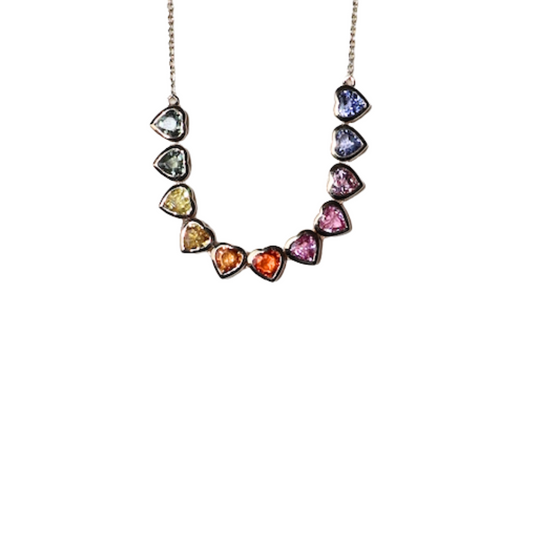 Collar Rainbow de Corazones