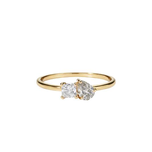 Anillo Toi et Moi  Diamantes