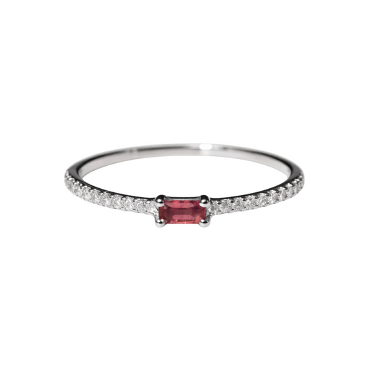 Anillo Rubi Diamantes