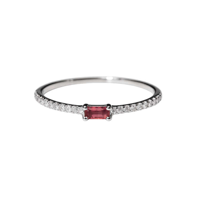 Anillo Rubi Diamantes