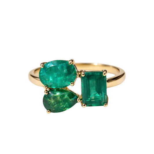 Anillo Esmeralda Shapes