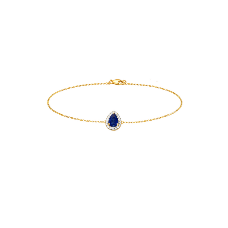 Diamond link bracelet