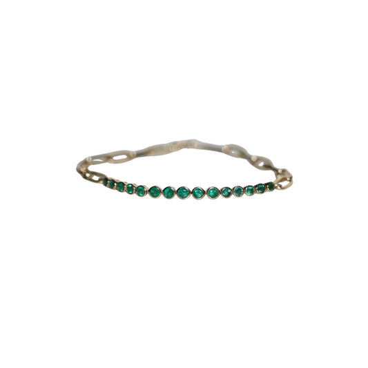 Pulsera Esmeralda Paperclip