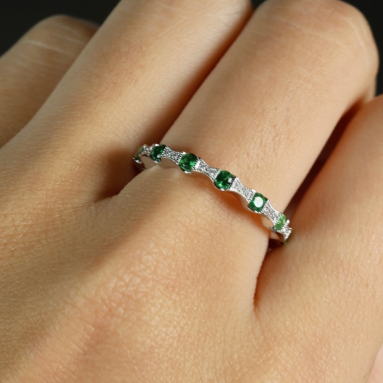 Churumbela Emerald Eternity Diamonds