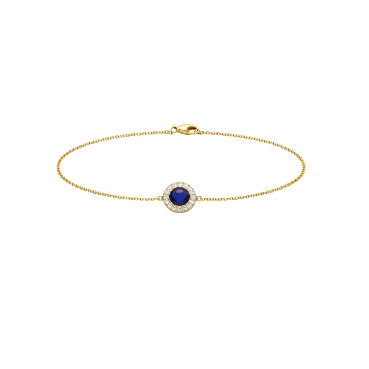 Pulsera Zafiro Diamantes