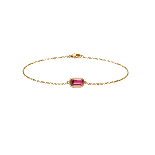 Pulsera Zafiro Rosa