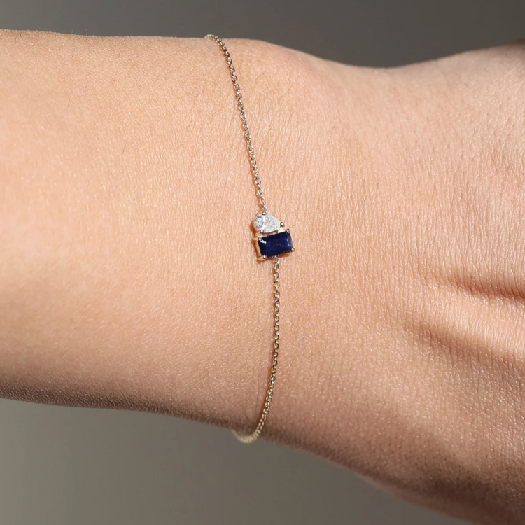 Pulsera Toi et Moi Zafiro Diamantes