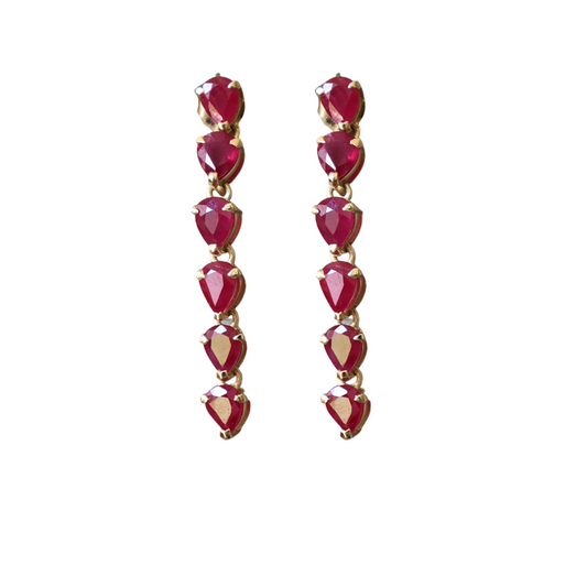 Emerald Halo Diamond Earrings