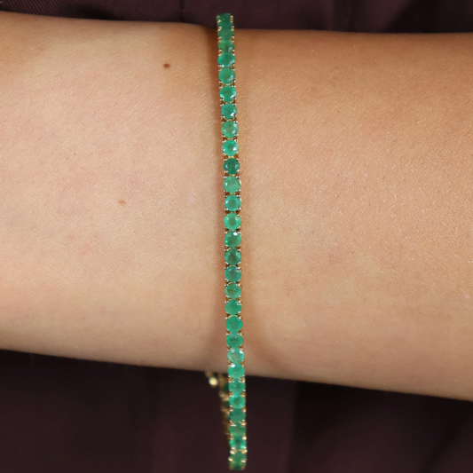 Diamond link bracelet