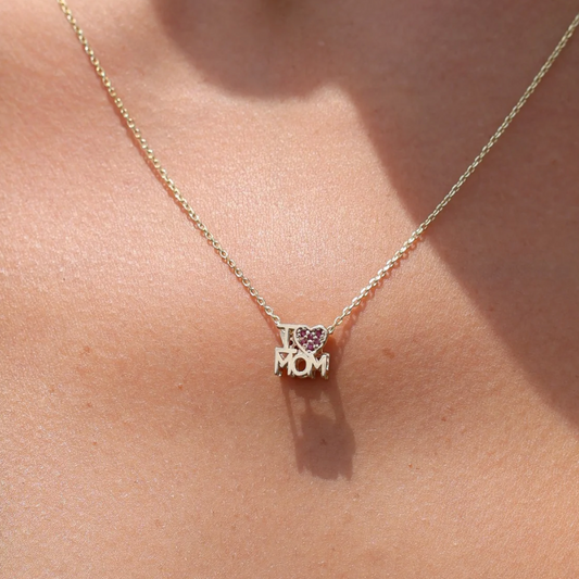 Collar Dije i love mom