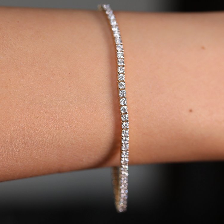 Tennis Bracelet Diamantes Lab