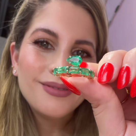 Anillo de esmeralda