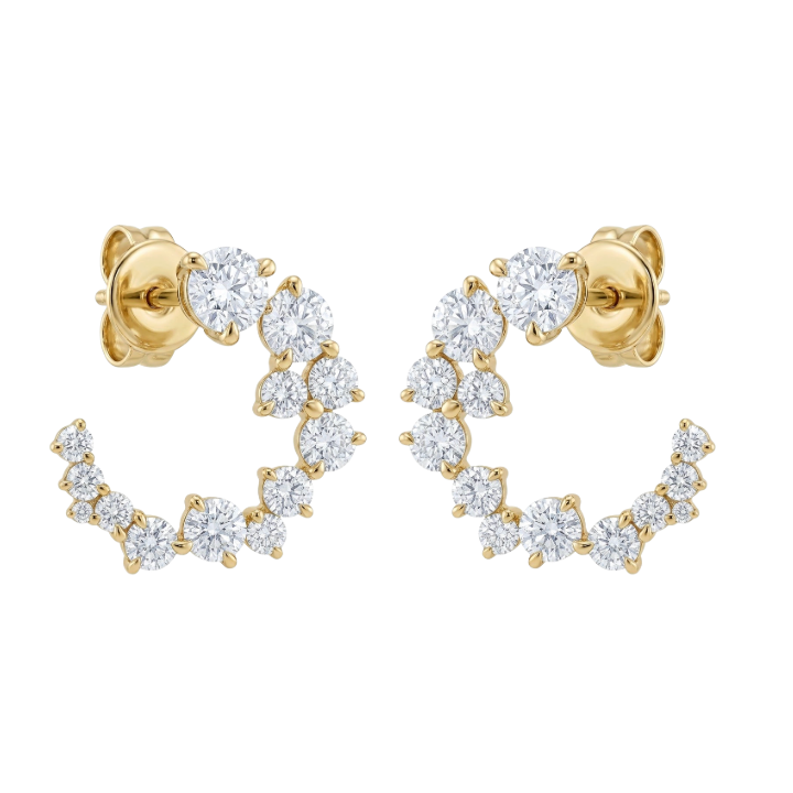 Aretes diamantes