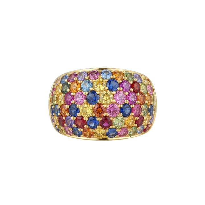 Anillo zafiros rainbow