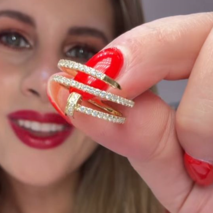 Anillo con diamantes